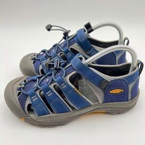 Keen H2 Newport Sandals Hiking Shoes Blue Boys Size 6
